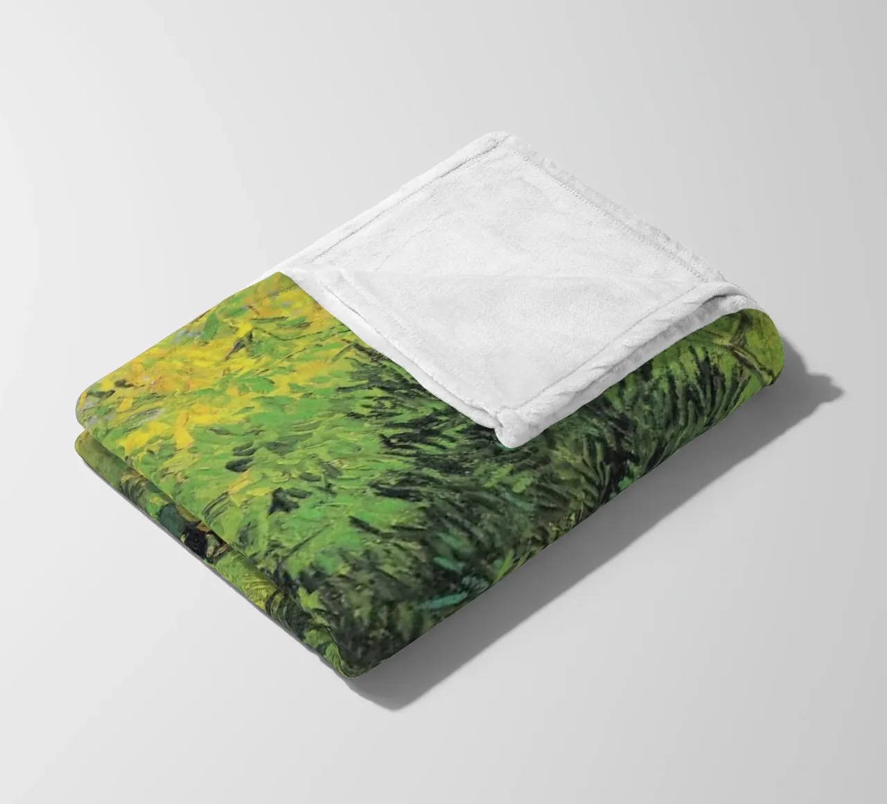 Il sentiero di Vincent van Gogh nel parco di Arles con i camminatori coperta in pile da Van Gogh Prints