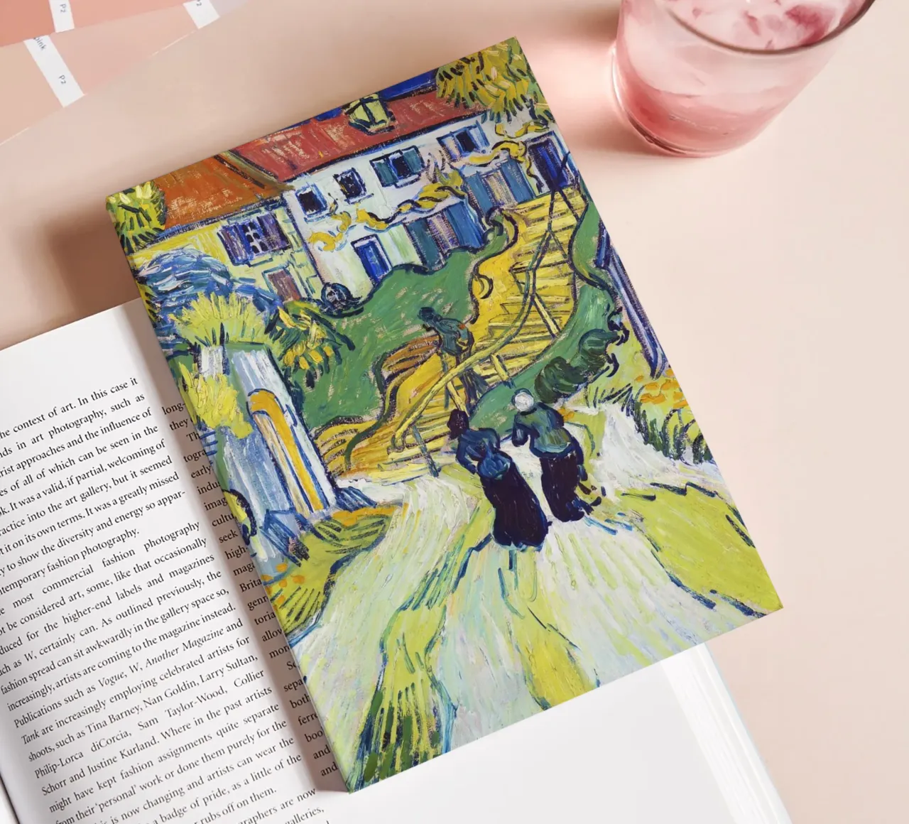 Vincent van Gogh's Stairway at Auvers (1890) notebook by Van Gogh Prints