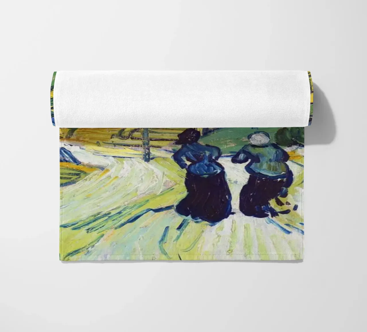 La scala di Auvers di Vincent van Gogh (1890) telo mare da Van Gogh Prints