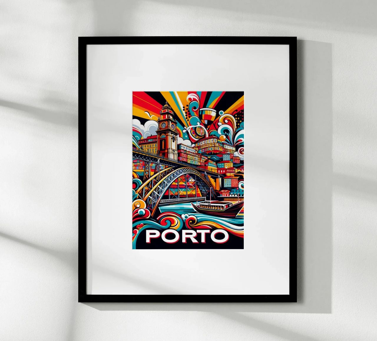 Erstaunliche Reise Porto Poster von youngs print