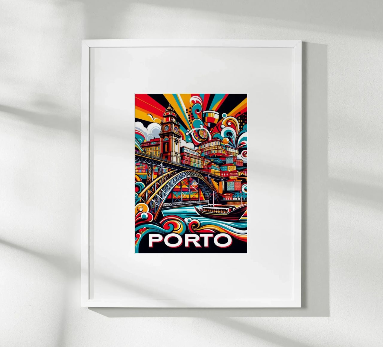Erstaunliche Reise Porto Poster von youngs print