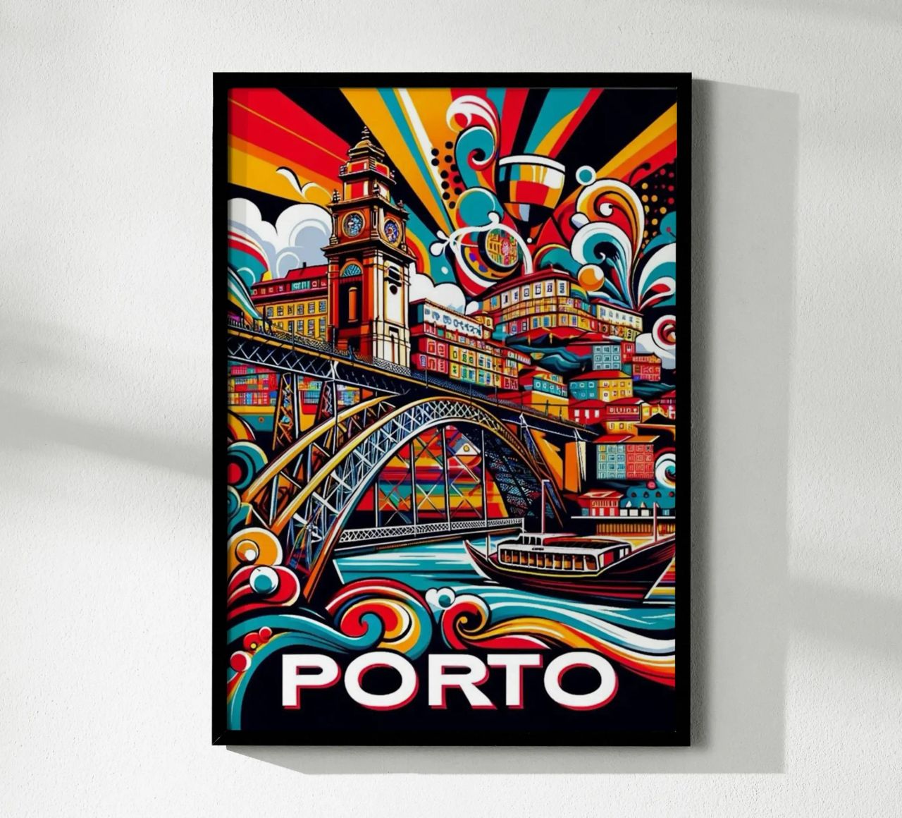 Erstaunliche Reise Porto Poster von youngs print
