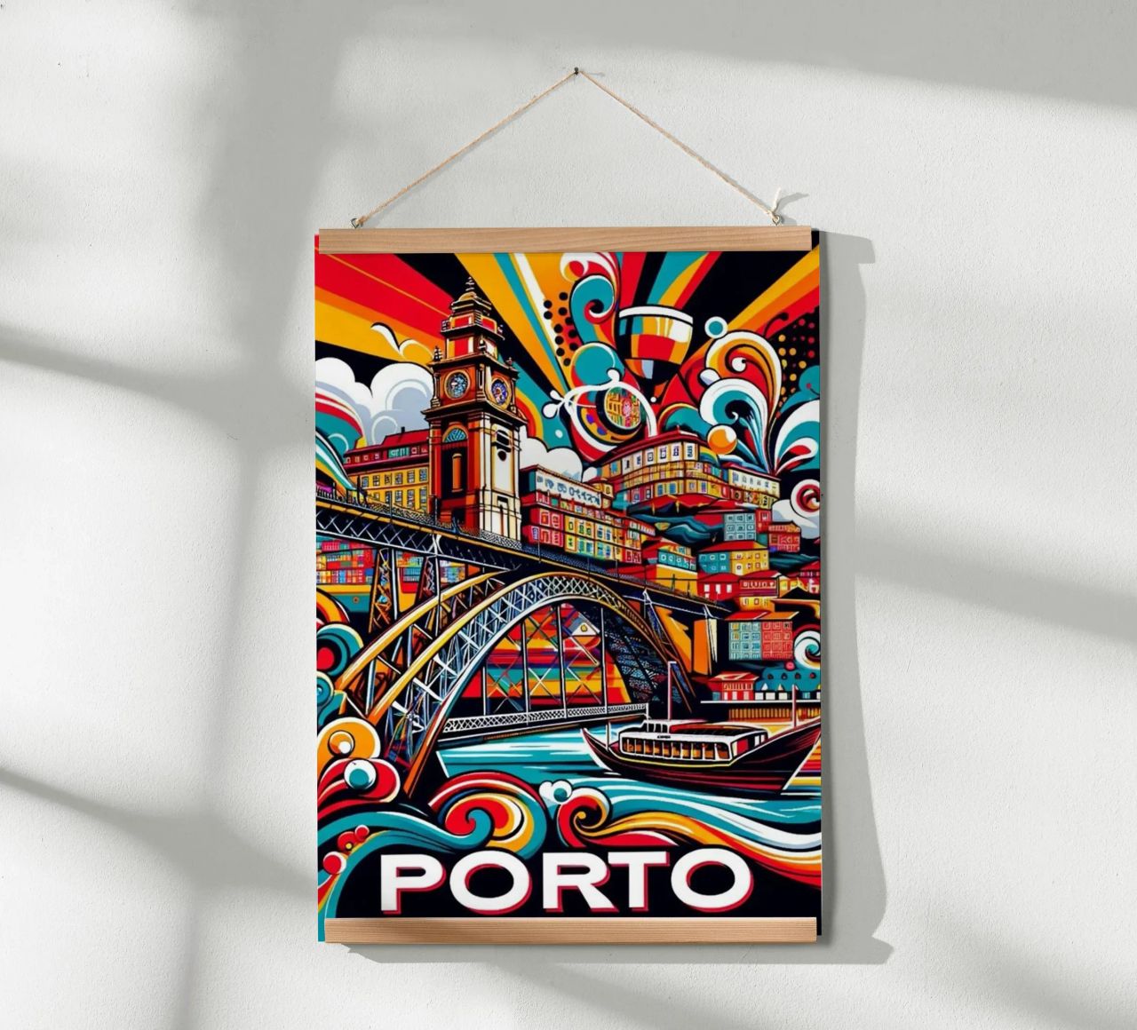 Erstaunliche Reise Porto Poster von youngs print