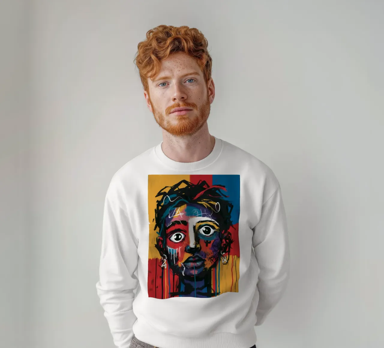 Agitación emocional abstracta sudadera de Muse Fragments