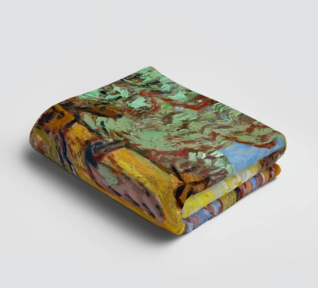 Gli ulivi di Vincent van Gogh (1889) asciugamano da bagno da Van Gogh Prints