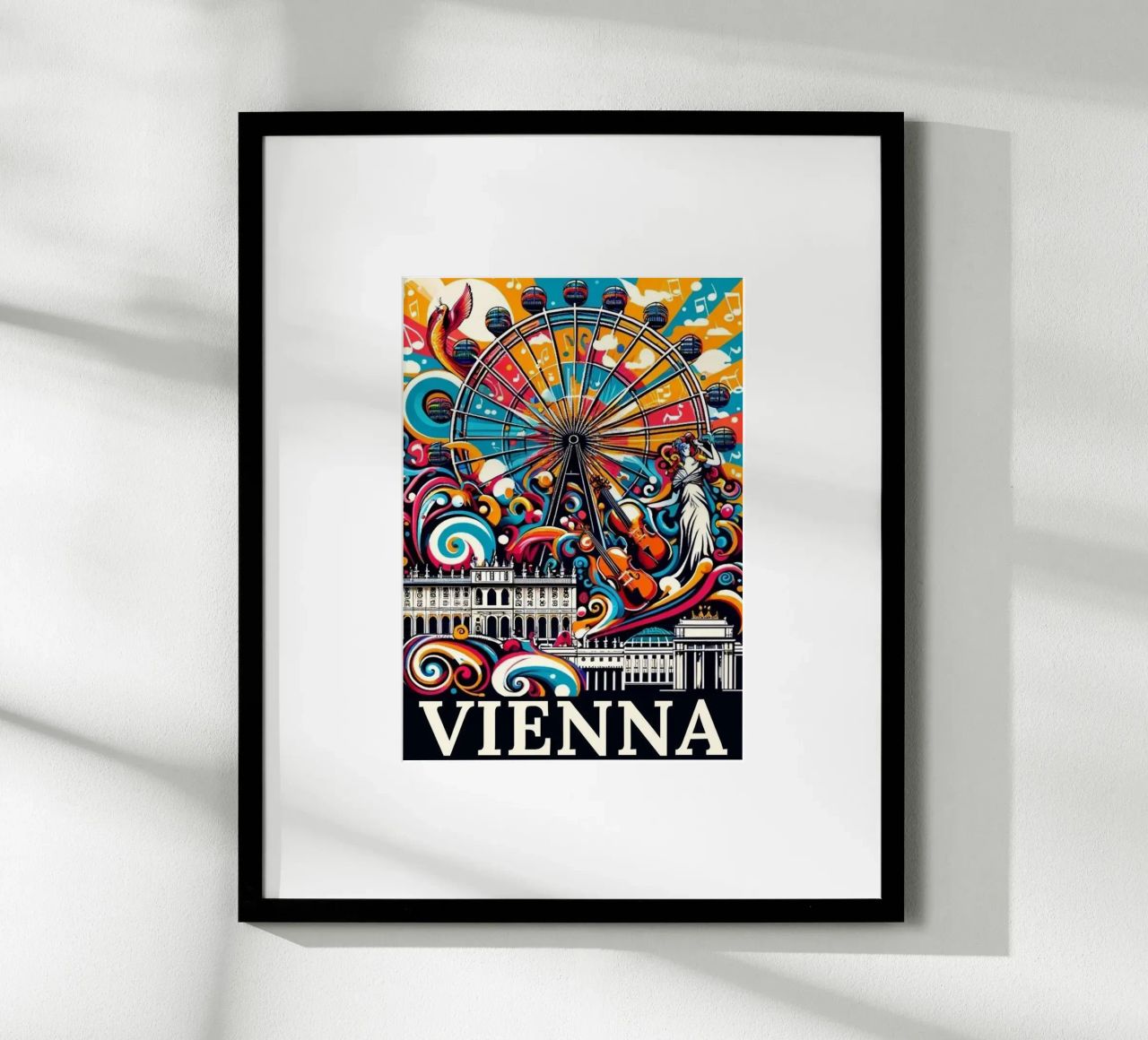 Erstaunliche Reise Wien Poster von youngs print