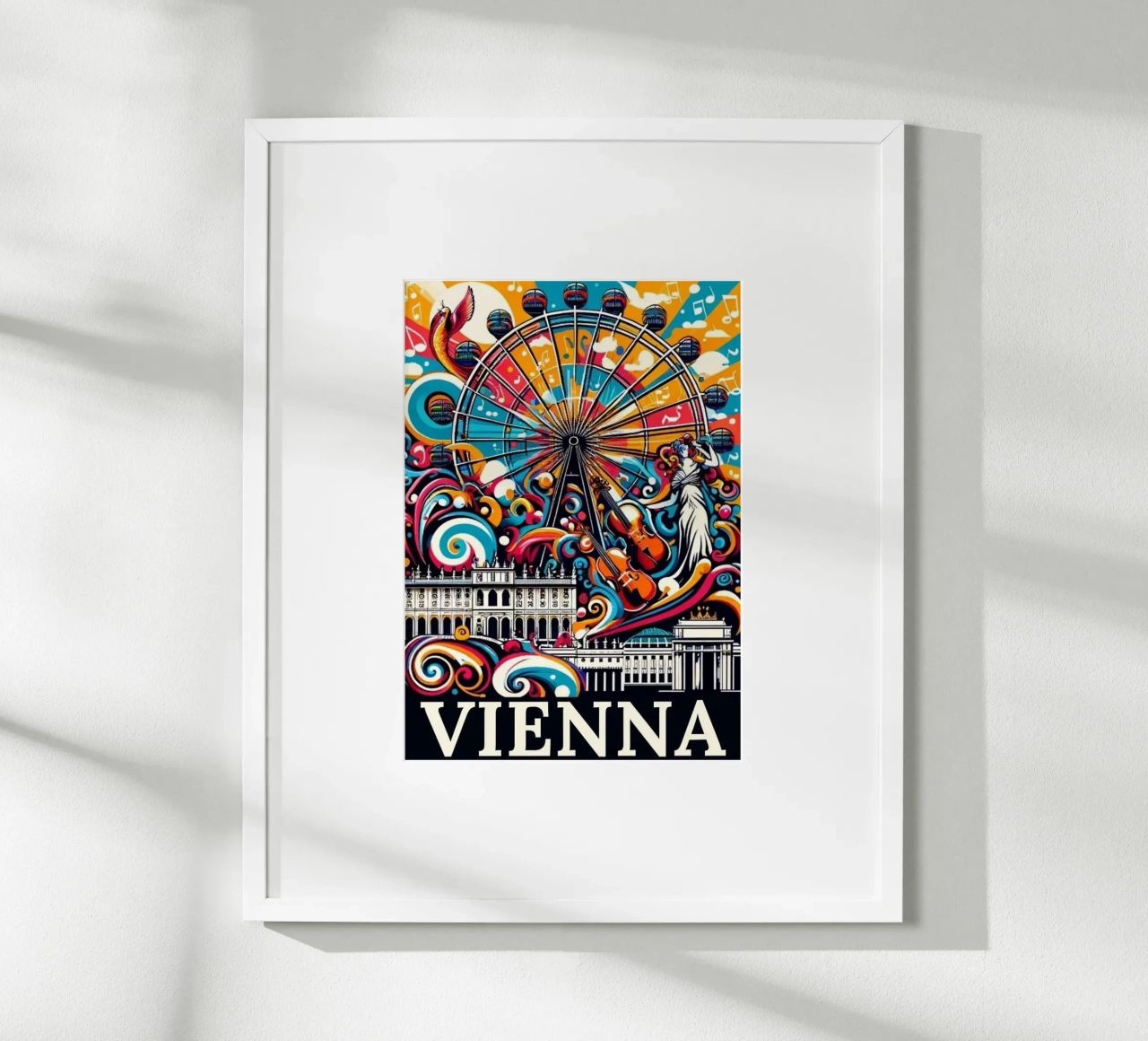 Erstaunliche Reise Wien Poster von youngs print