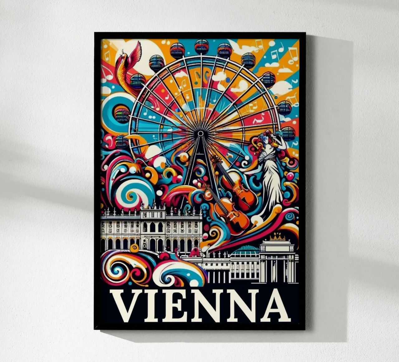 Erstaunliche Reise Wien Poster von youngs print