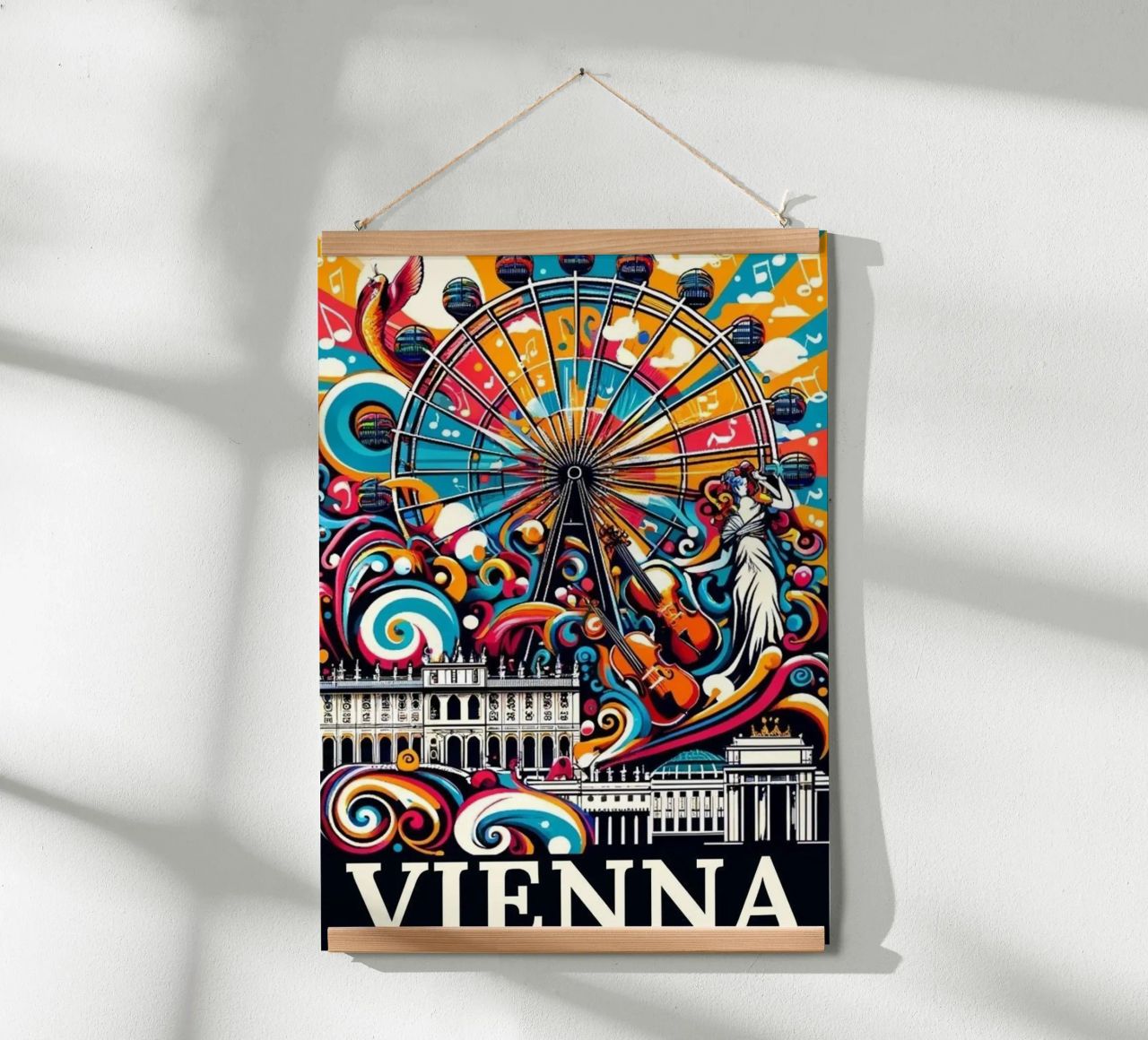 Erstaunliche Reise Wien Poster von youngs print