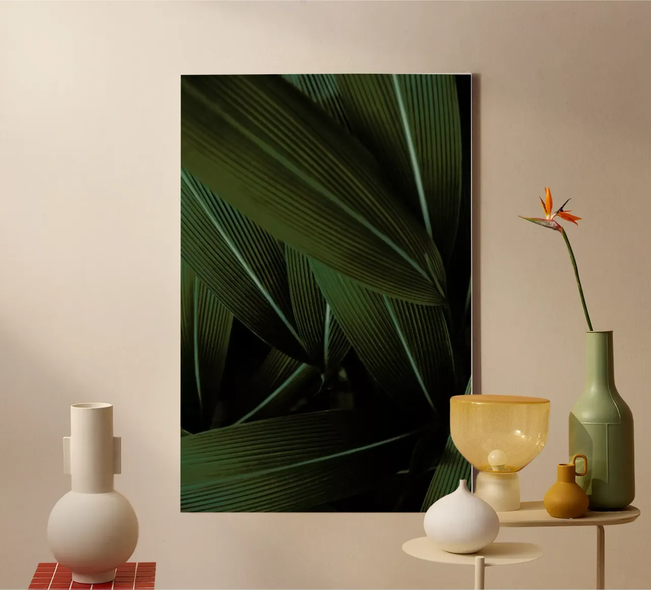 Minimal Plants tela con Cornice a cassetta da Studio Nahili