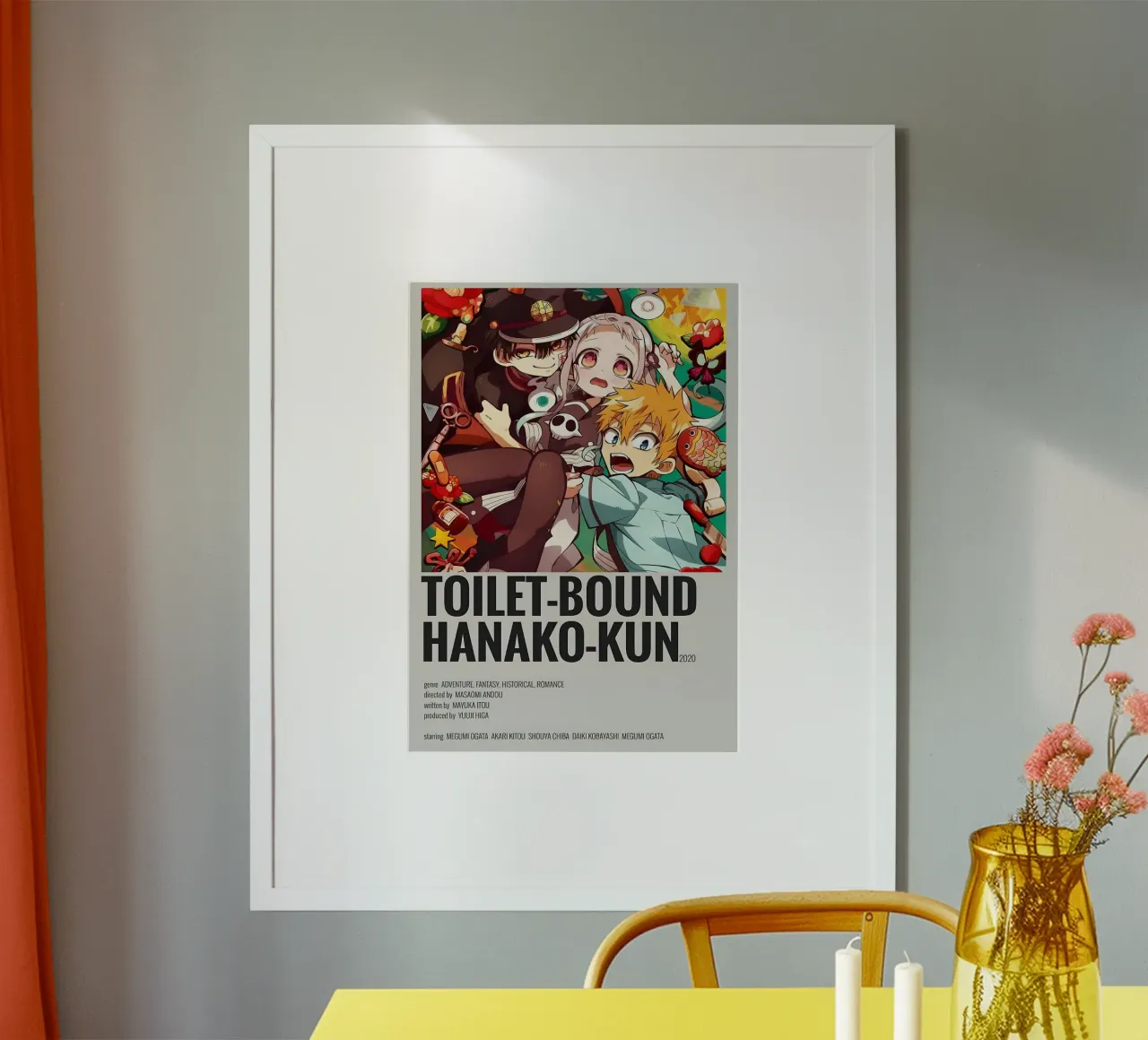 TOILET-BOUND HANAKO-KUN  2020 poster con telaio in plastica da Totoya
