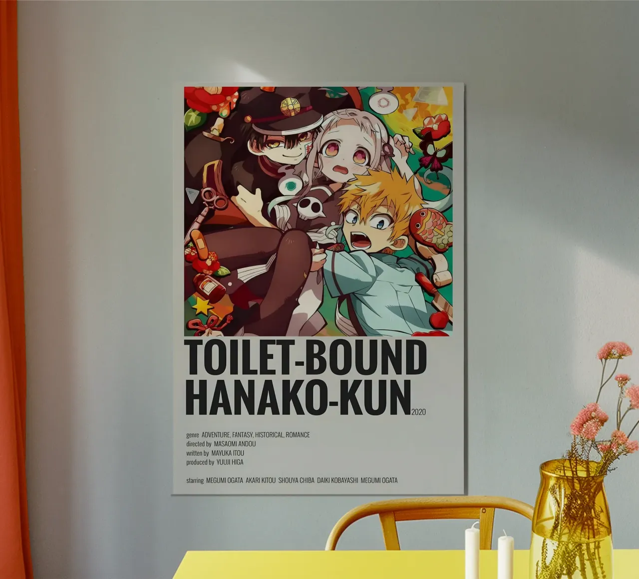 TOILET-BOUND HANAKO-KUN  2020 poster con telaio in plastica da Totoya