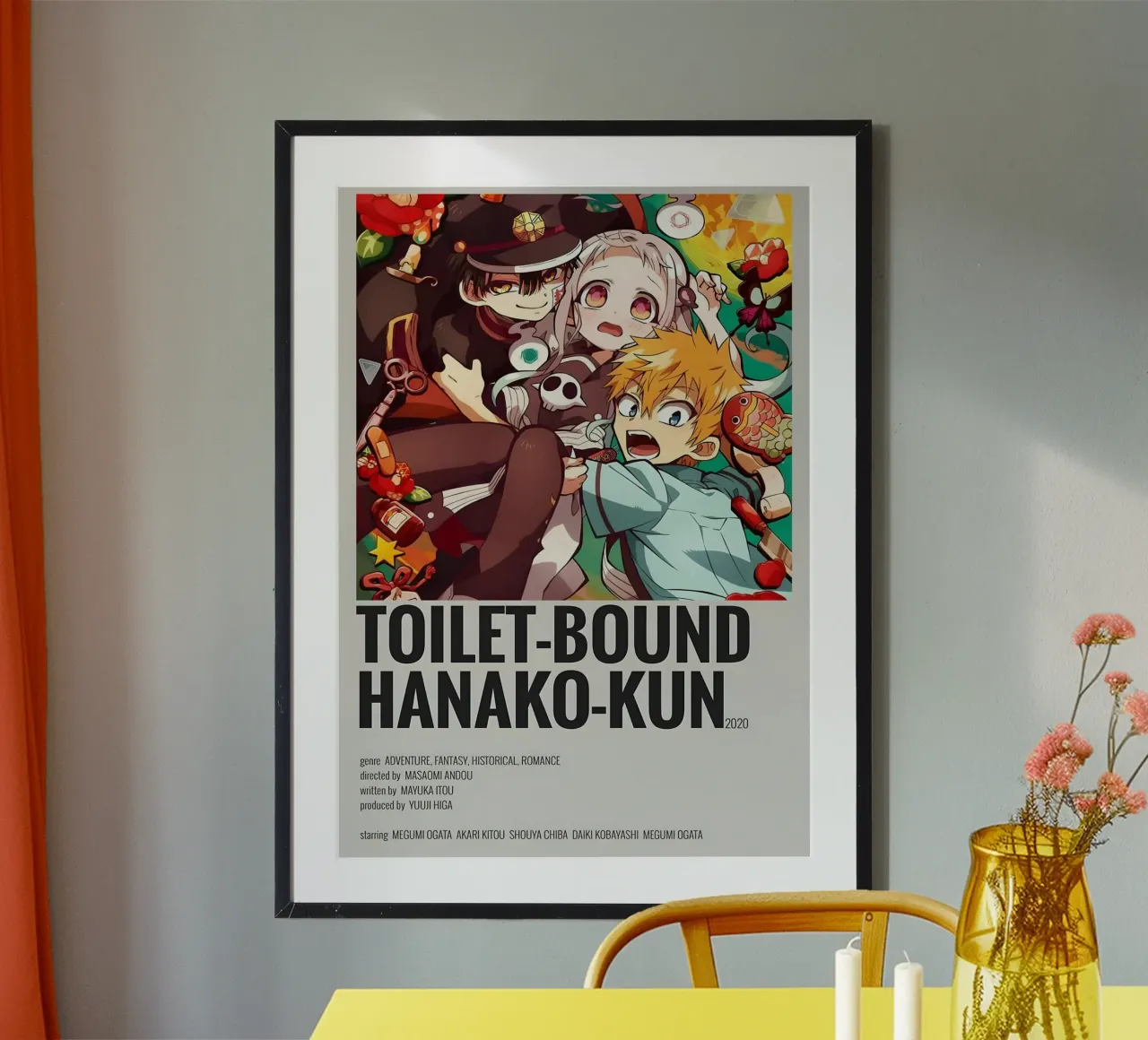 TOILET-BOUND HANAKO-KUN  2020 poster con telaio in plastica da Totoya