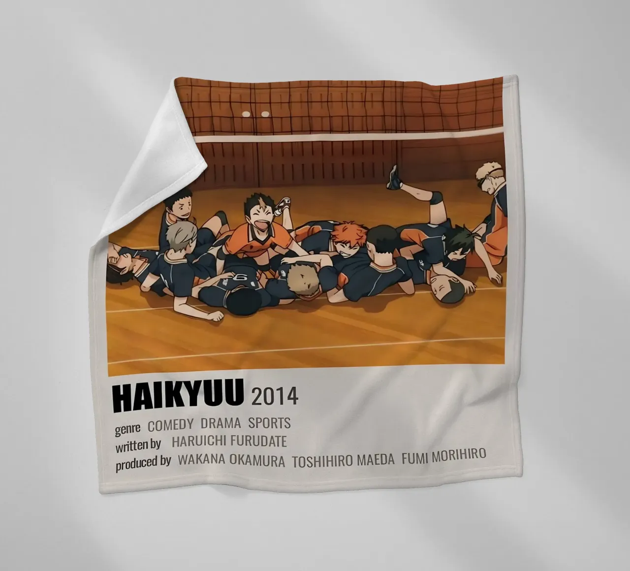HAIKYUU 2014 coperta in pile da Totoya