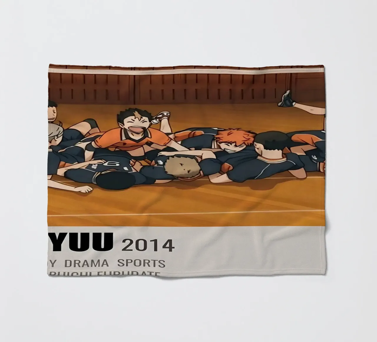 HAIKYUU 2014 coperta in pile da Totoya