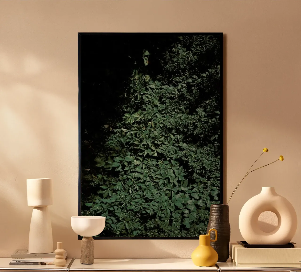 Greens poster con telaio in plastica da Picture On The Fridge