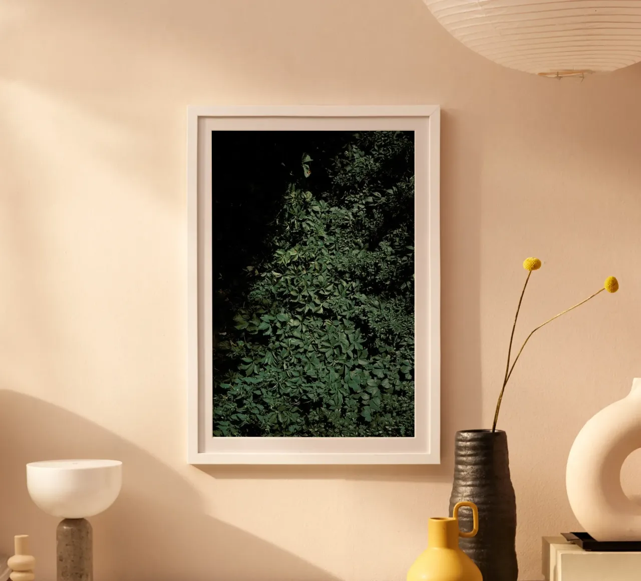 Greens poster con telaio in plastica da Picture On The Fridge