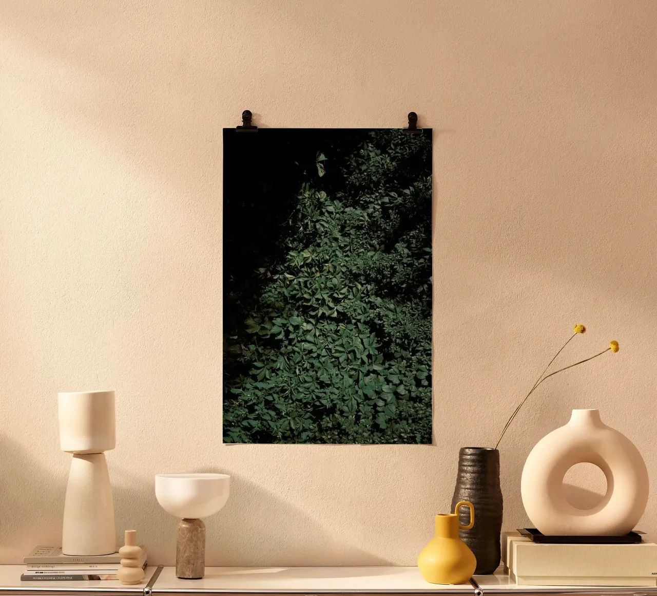 Greens poster con telaio in plastica da Picture On The Fridge