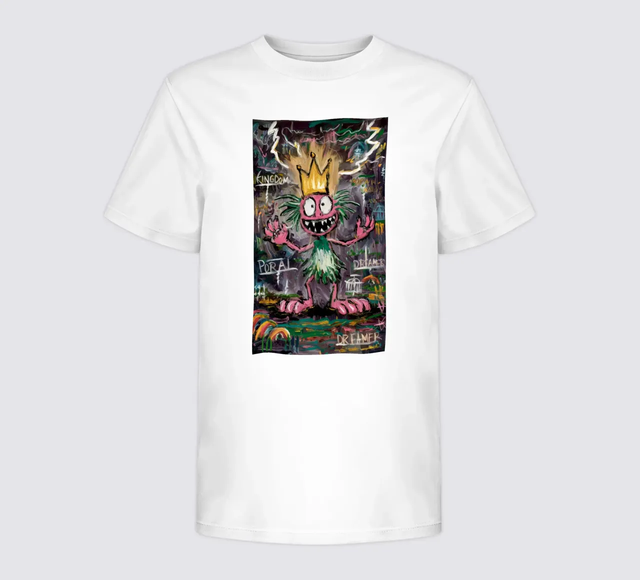 Whimsical Royal Creature kids t-shirt by Muse Fragments