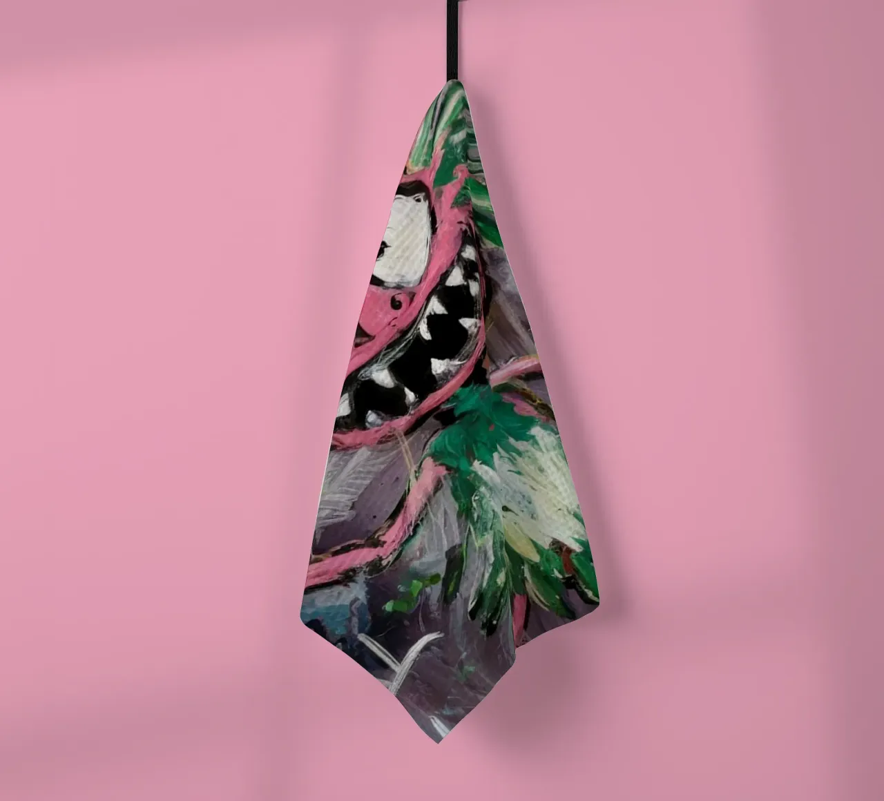 Whimsical Royal Creature tea towel by Muse Fragments