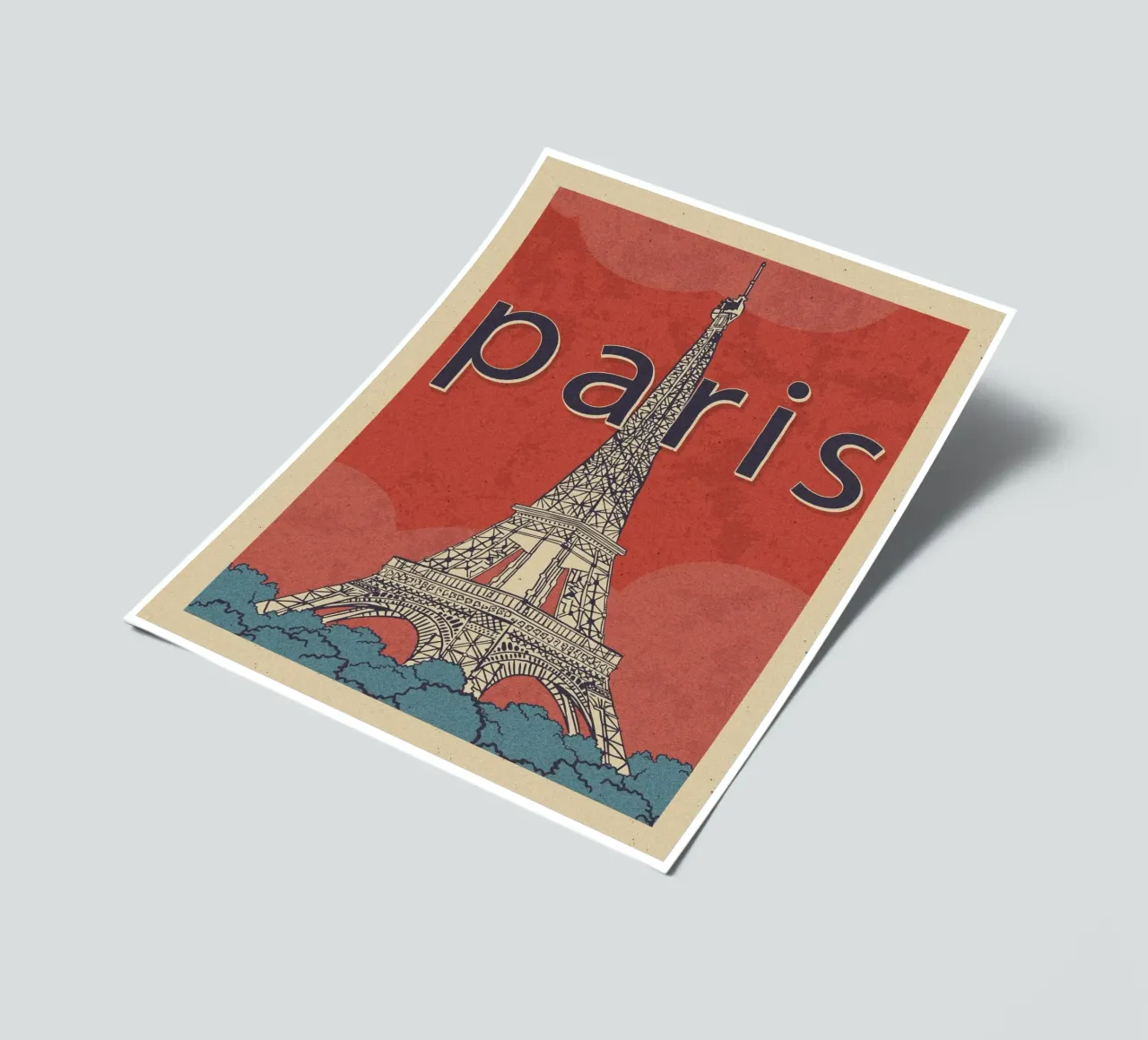 Vintage paris sticker sheet by 🎁 ARTVI-SHOP