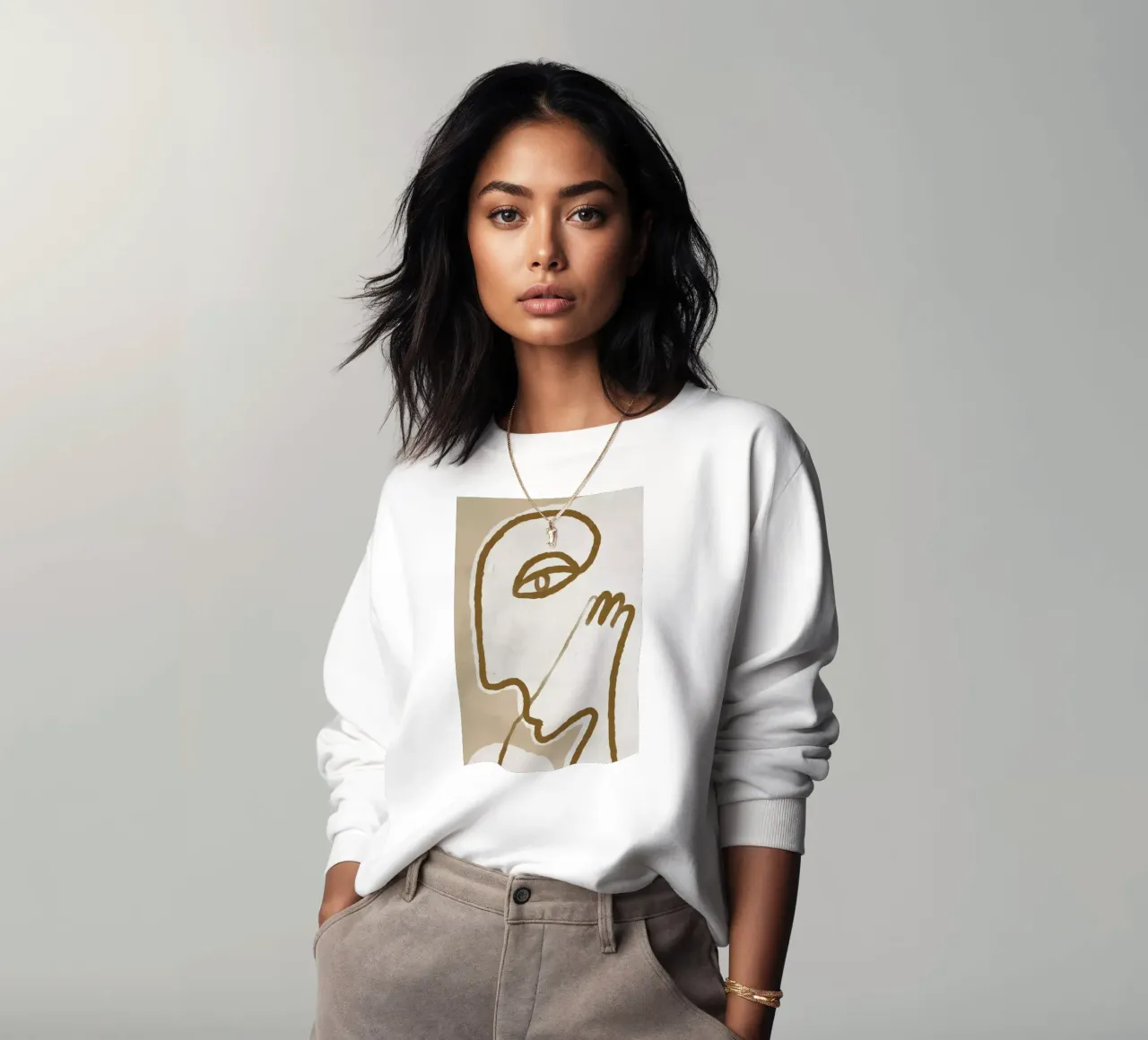 Raised Sweatshirt von Graphite