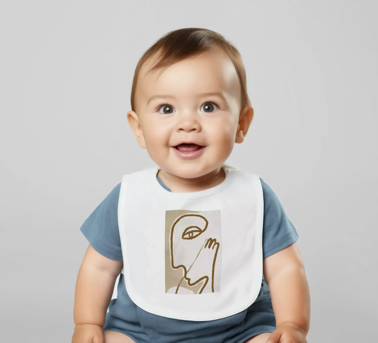 Raised bavaglino da Graphite