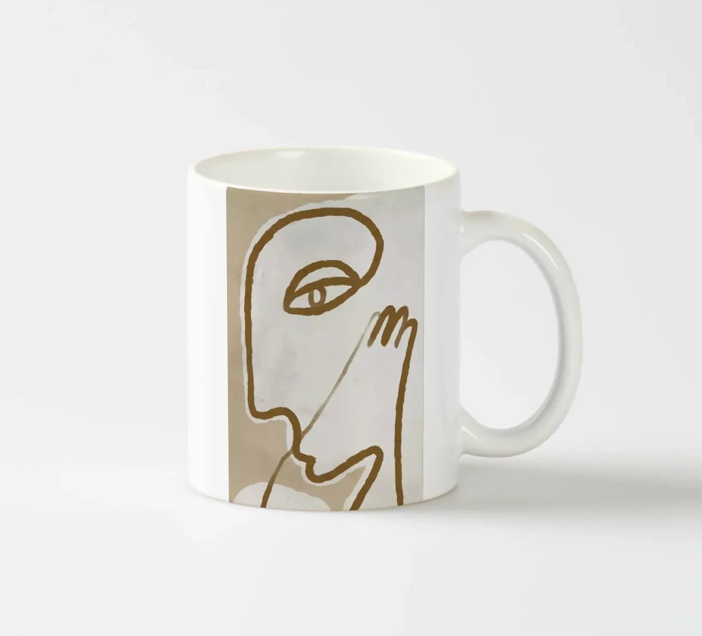Raised ceramic mug by Graphite