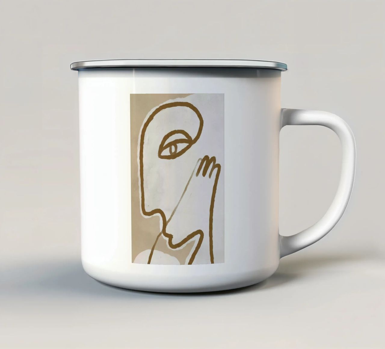 Raised tazza in smalto da Graphite