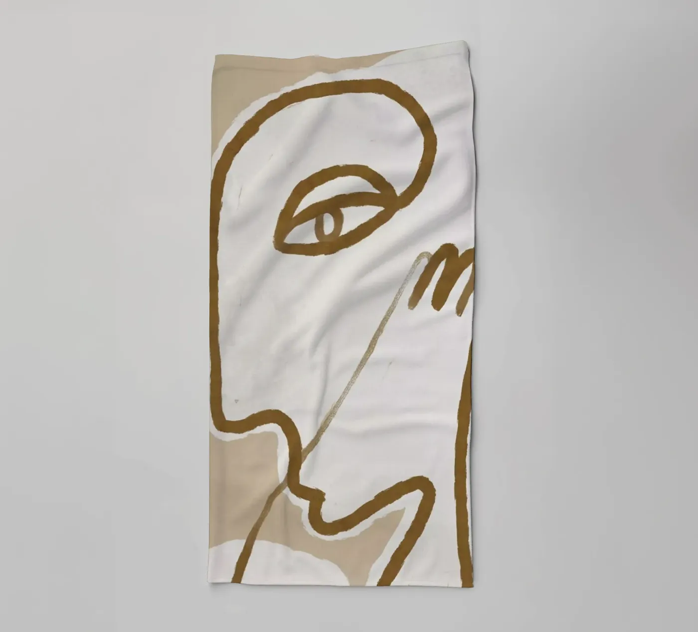 Raised badhanddoek van Graphite