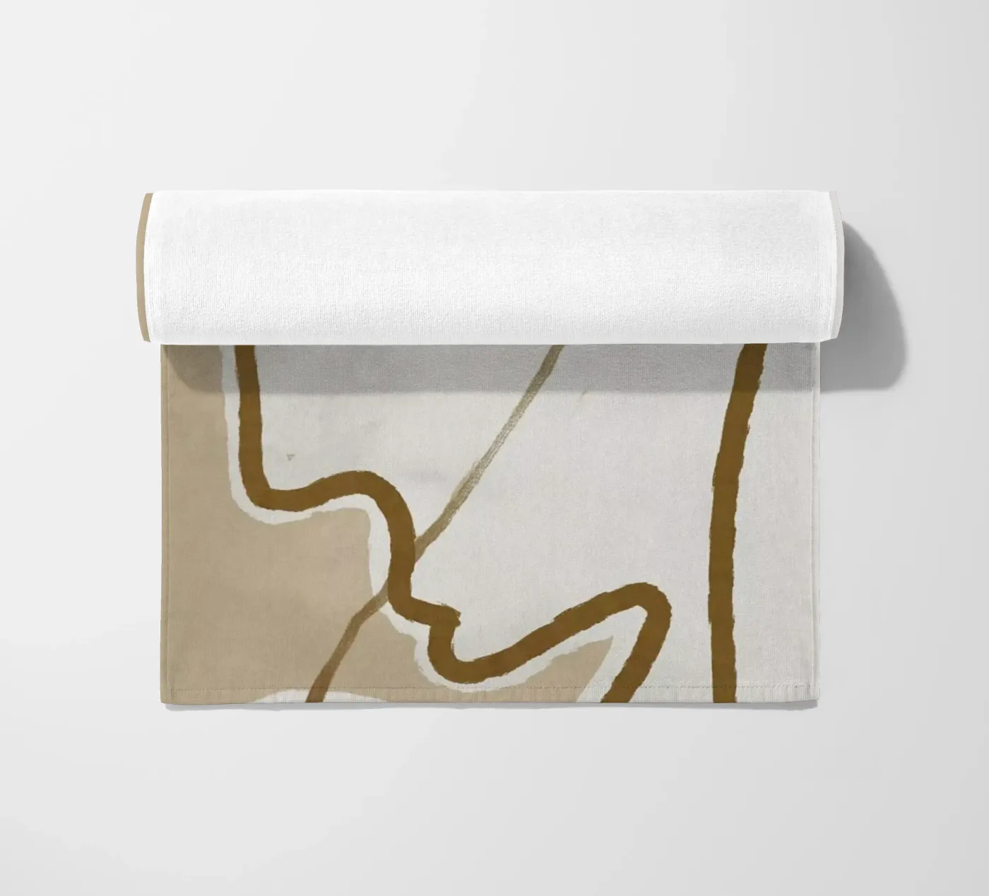 Raised strandhanddoek van Graphite