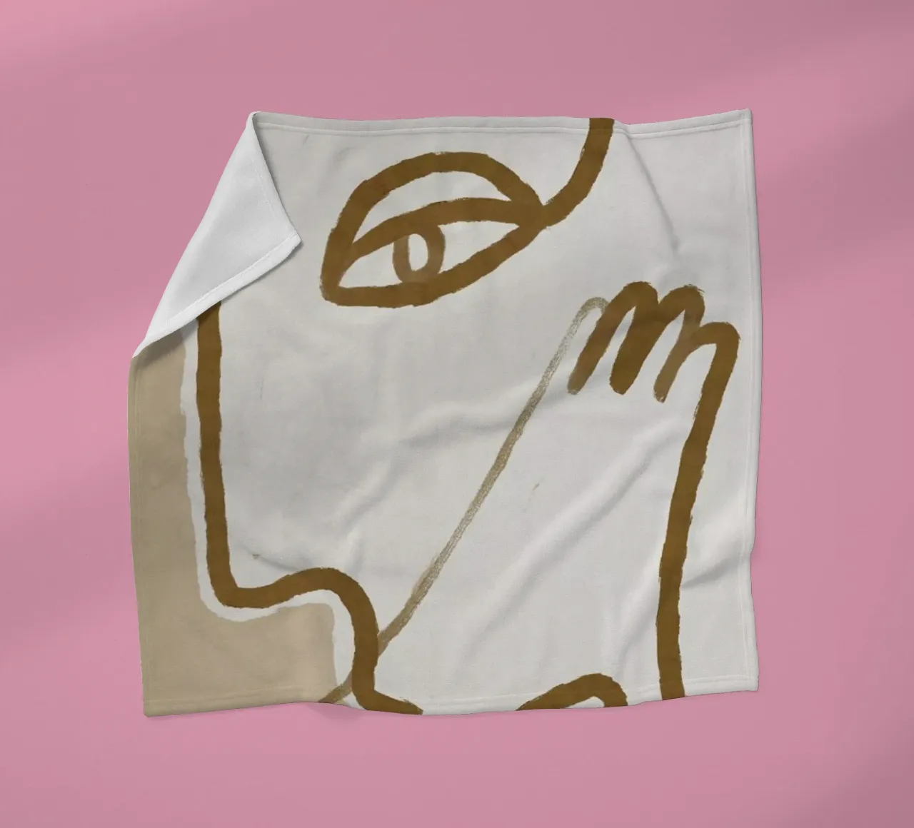 Raised Fleecedecke von Graphite