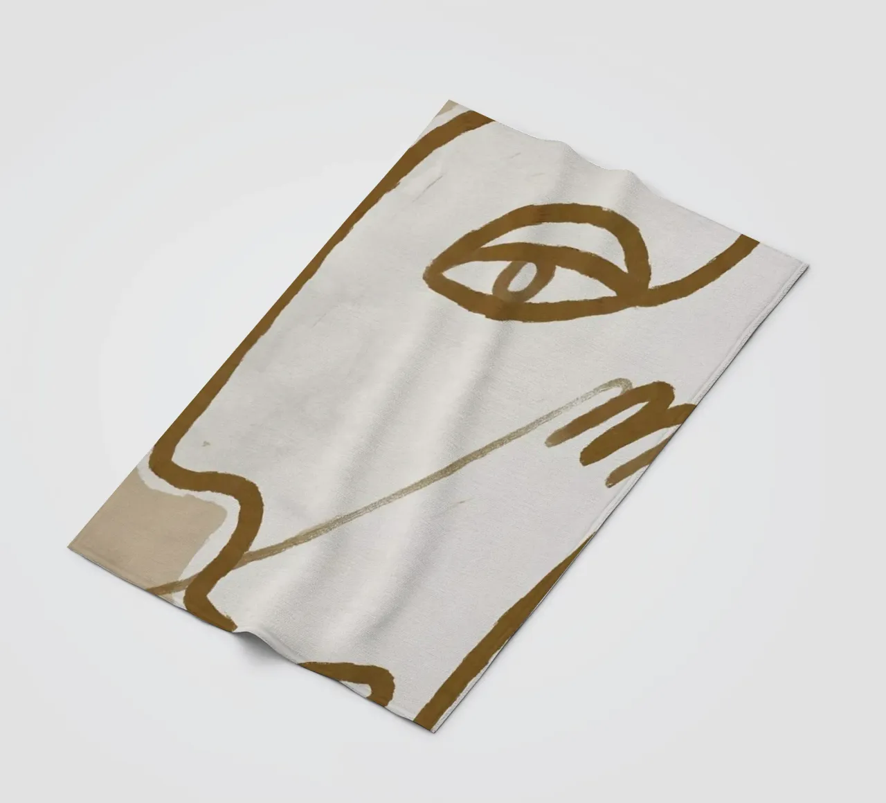 Raised Fleecedecke von Graphite