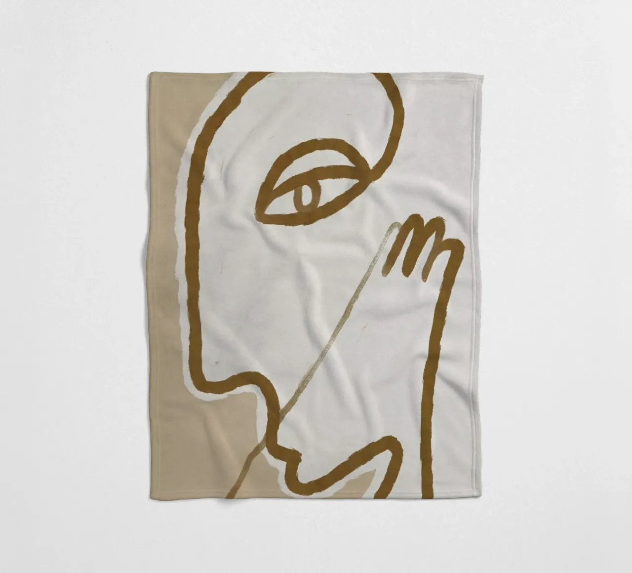 Raised Fleecedecke von Graphite