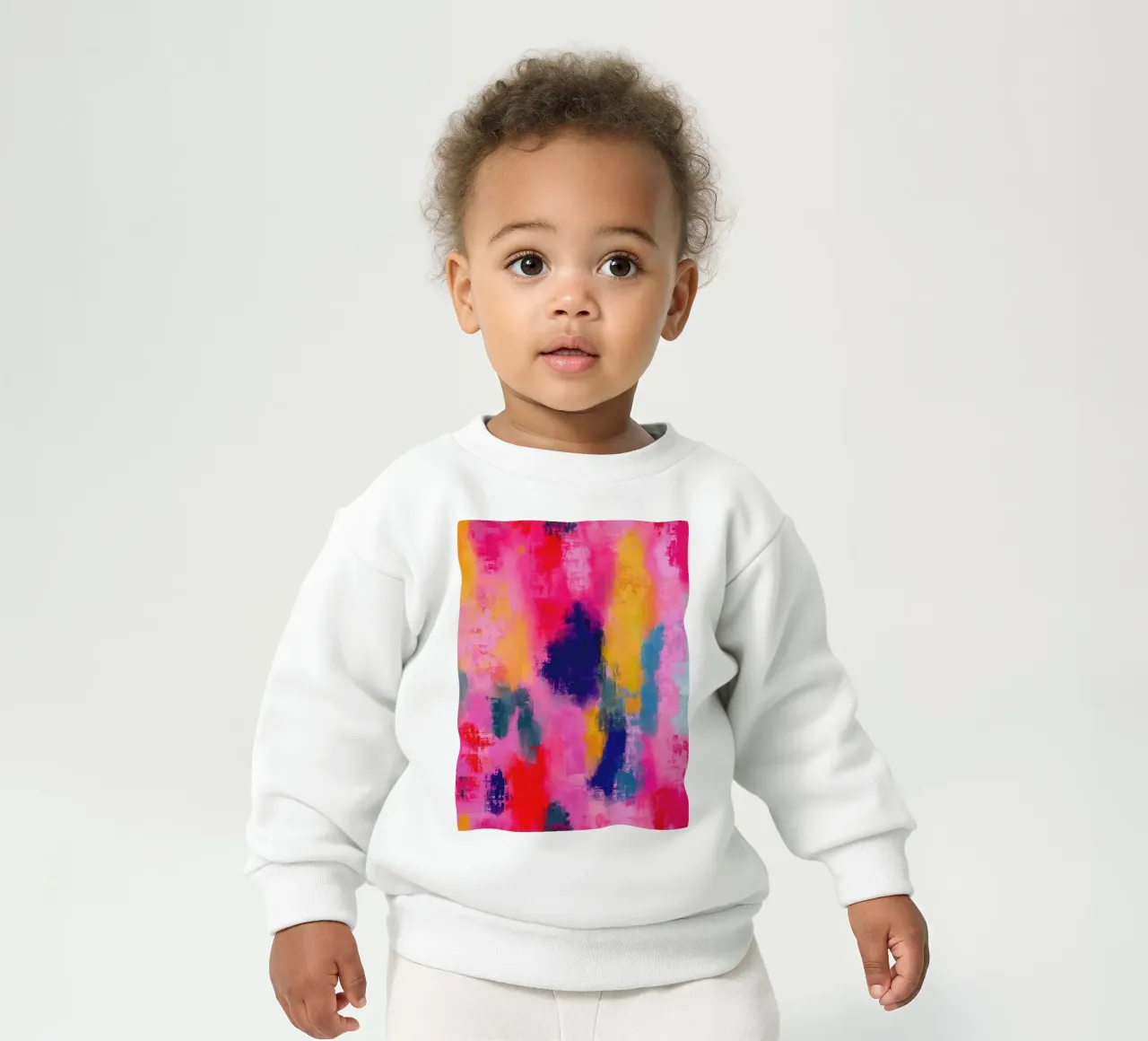 Joyful Pink felpa neonato da Petra Lang