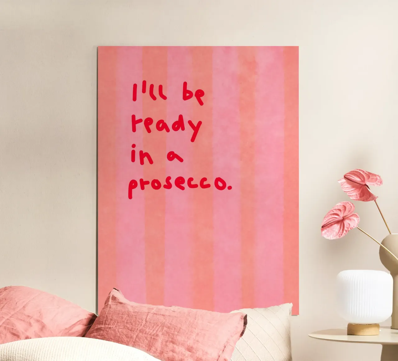 I'll be ready in a prosecco carta hahnemühle da Illustration Raissa Oltmanns