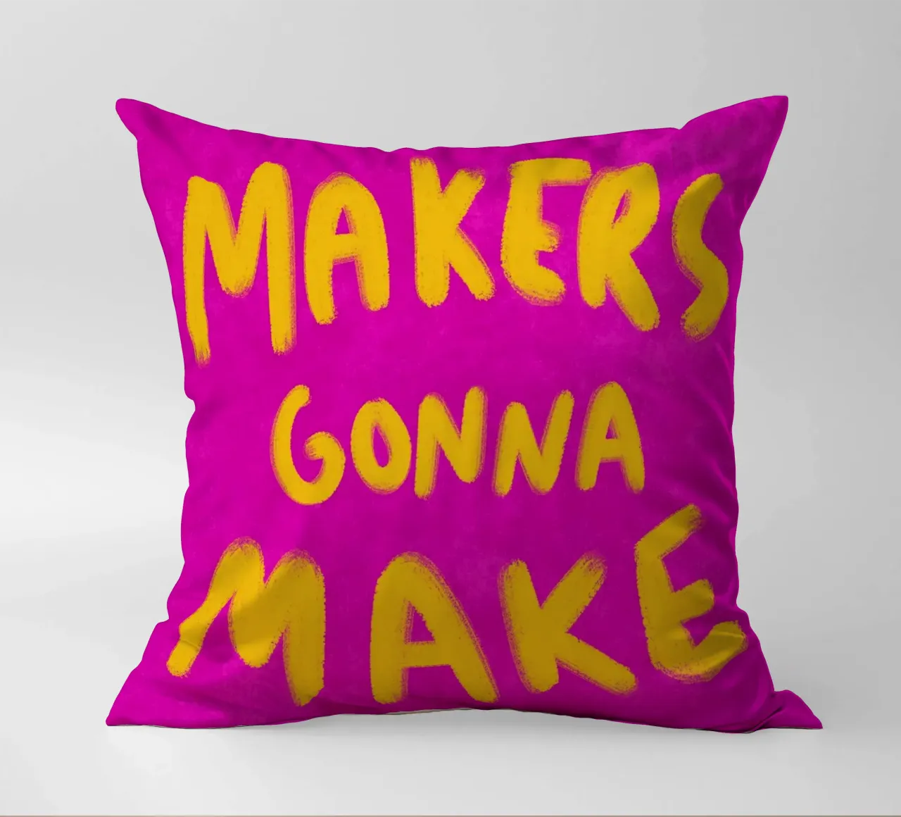Makers gonna Make cuscino da Illustration Raissa Oltmanns