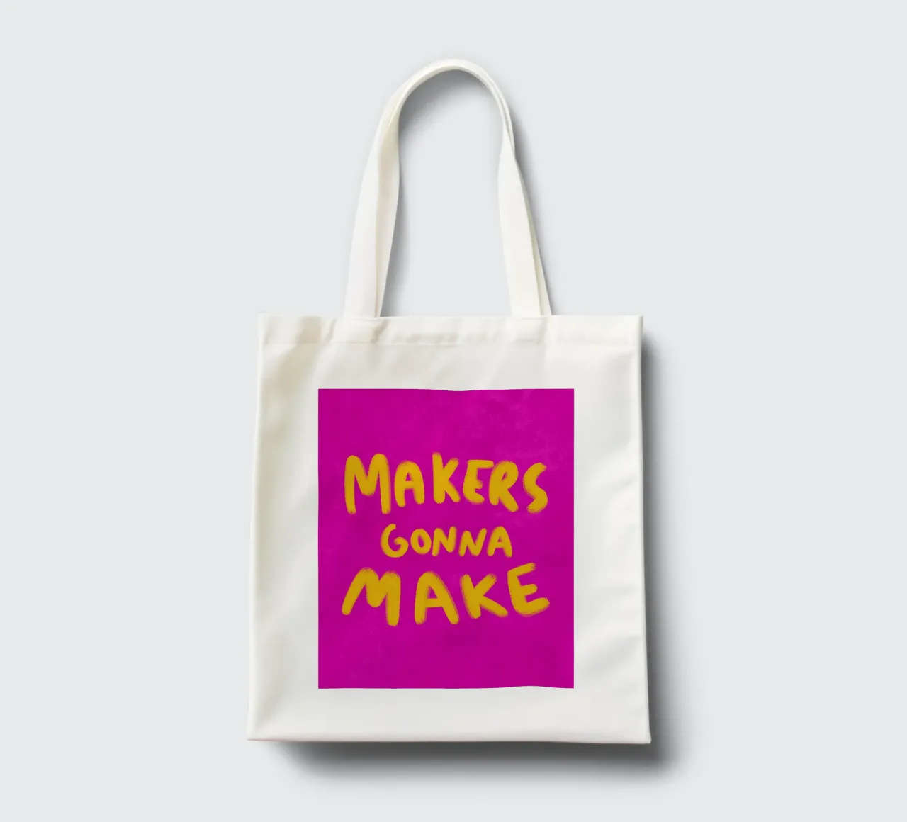 Makers gonna Make borsa in juta da Illustration Raissa Oltmanns