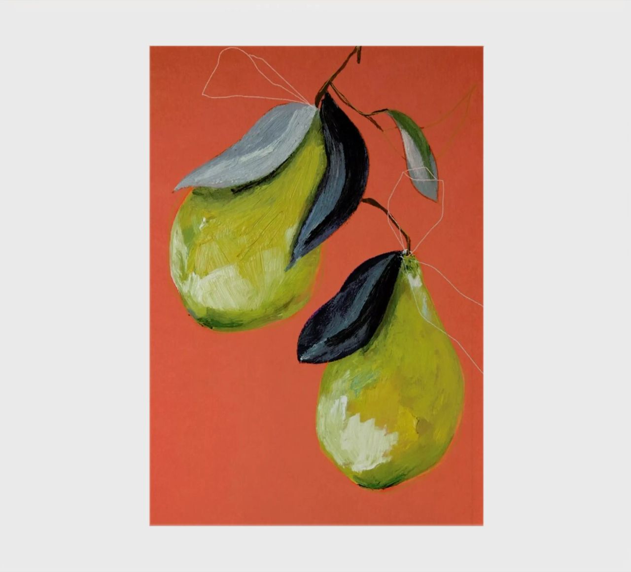Pear 03 notebook by Leigh Viner