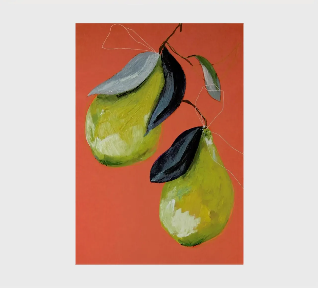 Pear 03 Notizbuch von Leigh Viner