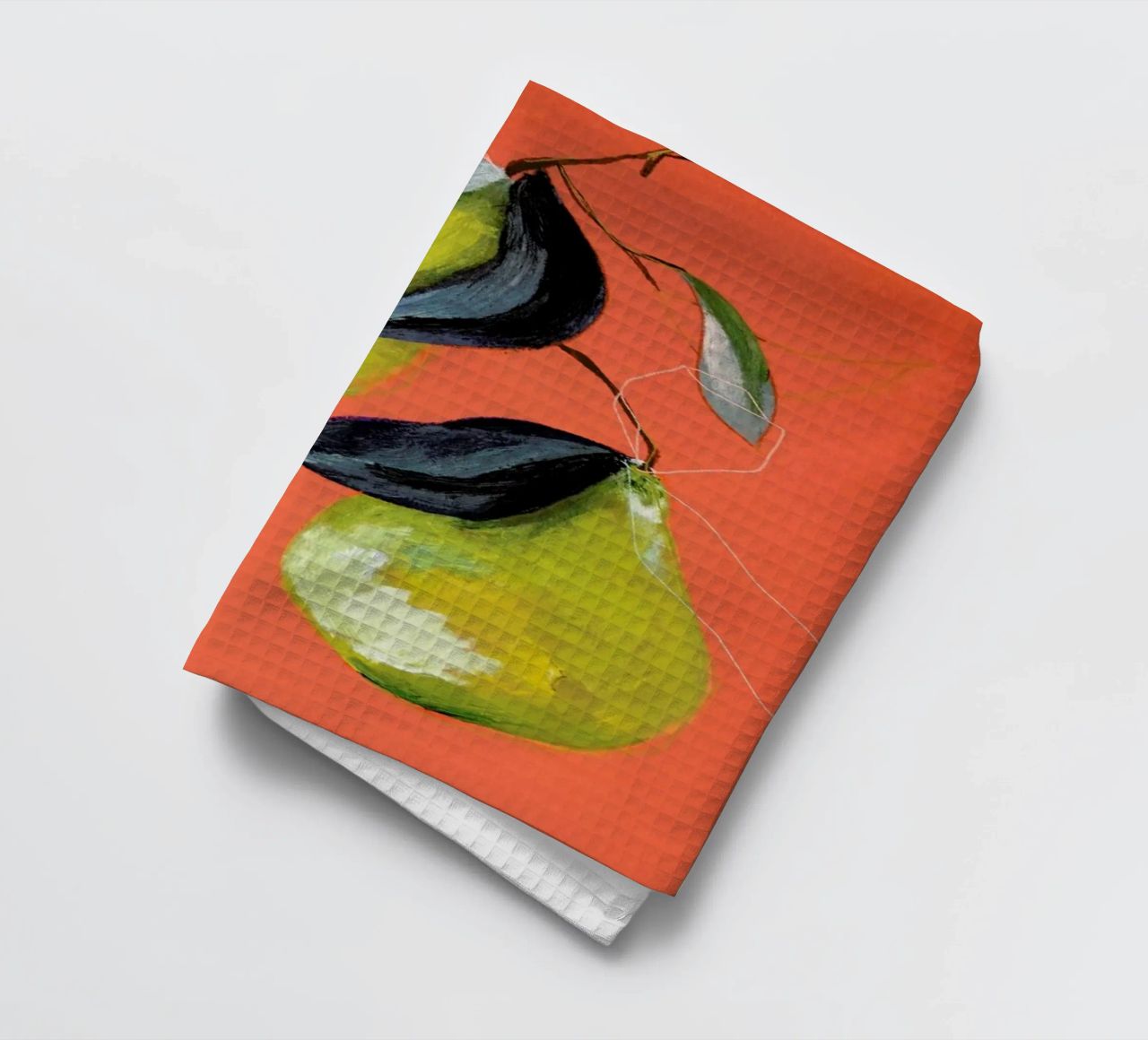 Pear 03 Geschirrtuch von Leigh Viner