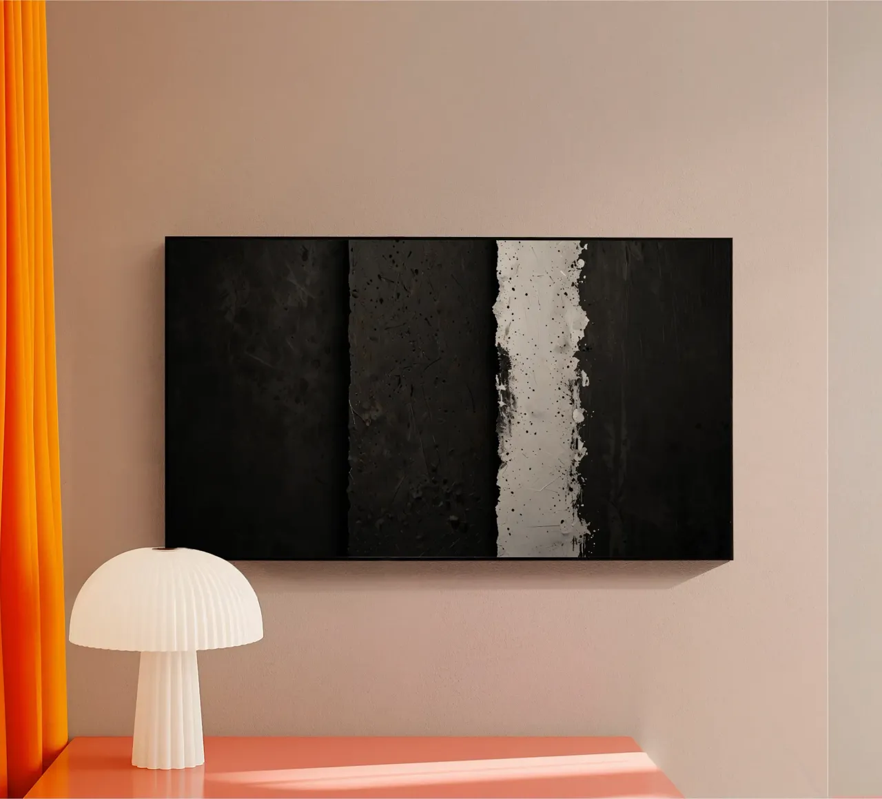 la spaccatura delle superfici scure testurizzate rivela una luce inaspettata plexiglass da DesignDoodle
