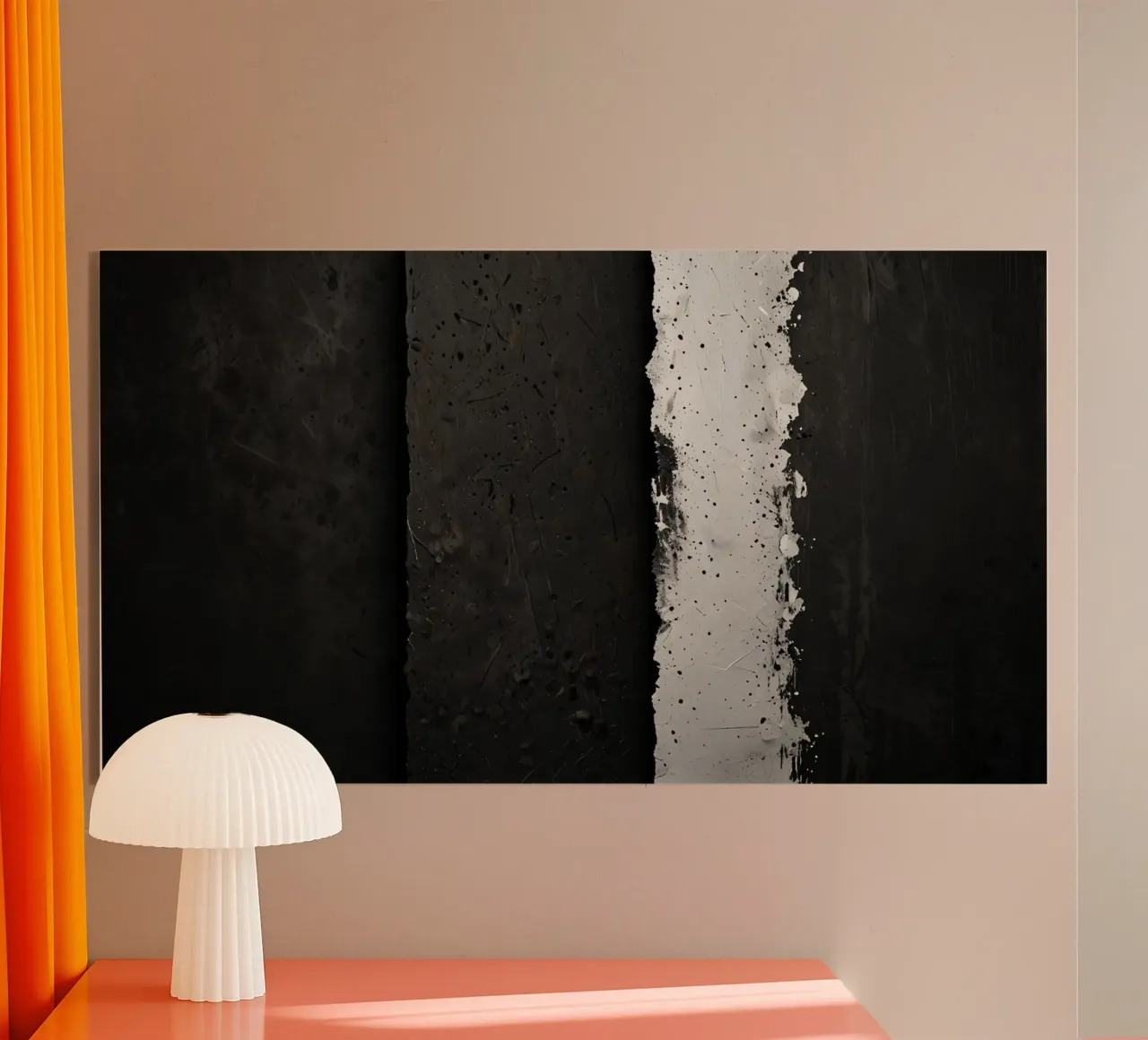 la spaccatura delle superfici scure testurizzate rivela una luce inaspettata plexiglass da DesignDoodle