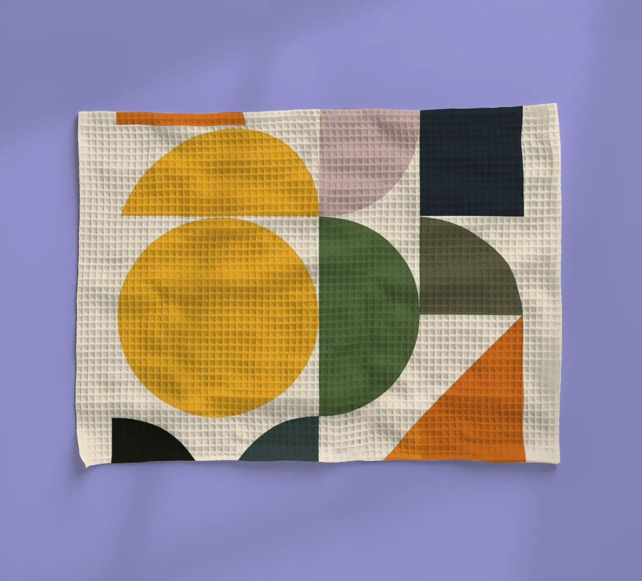 Modular Harmony - Bauhausstil Geschirrtuch von Studio M