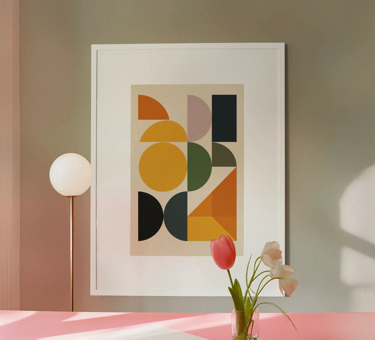 Modular Harmony - Bauhausstil poster de Studio M
