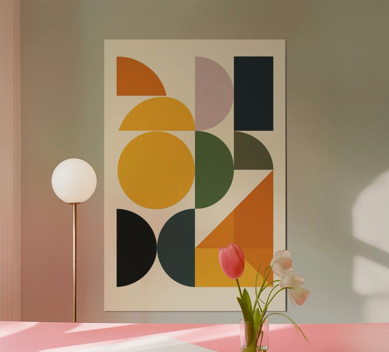 Modular Harmony - Bauhausstil poster de Studio M