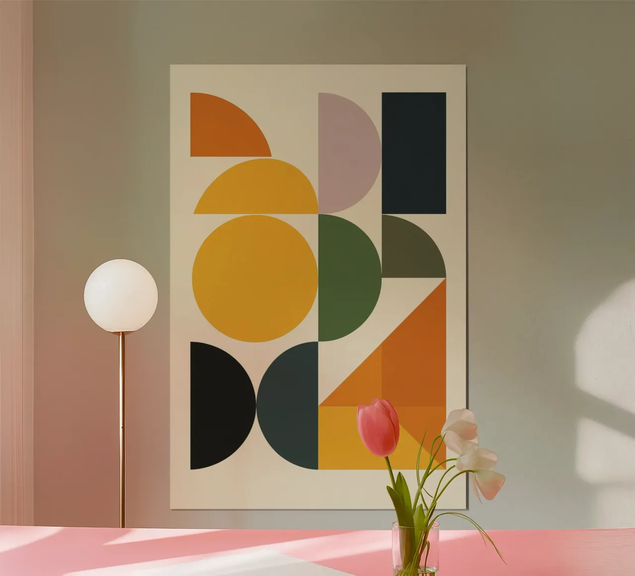 Modular Harmony - Bauhausstil poster da Studio M