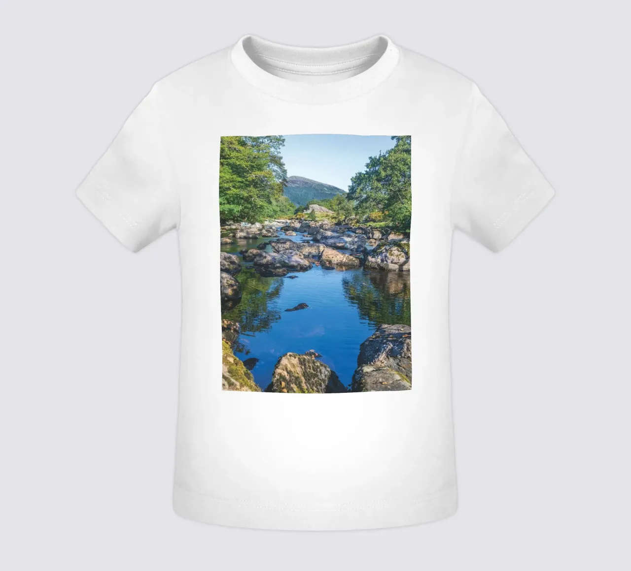 River Duddon View maglietta neonato da Dave Hare Photography