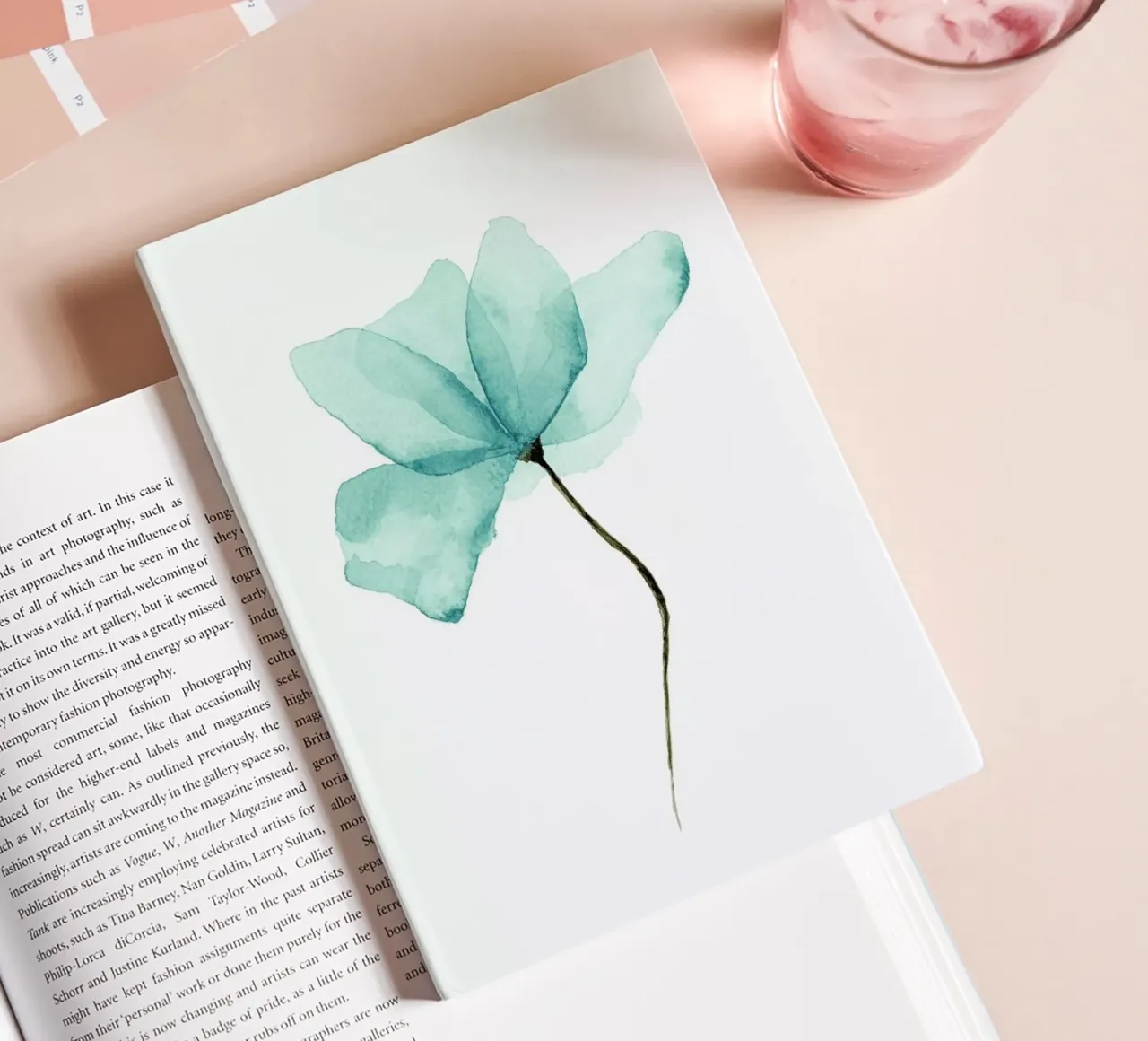Paper Thin Flower notebook by Flora & Fauna