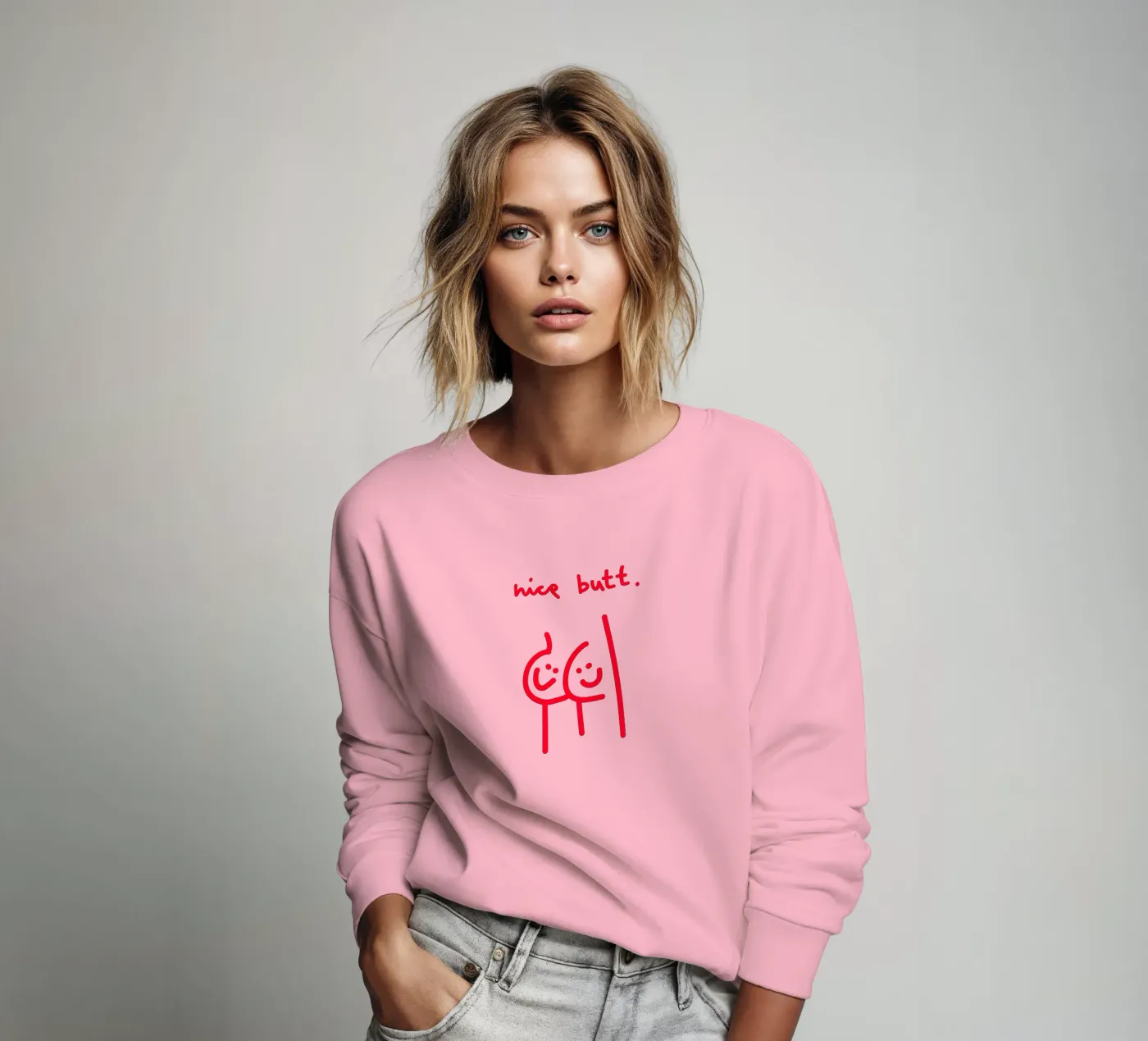 nice butt comic sweat de Illustration Raissa Oltmanns